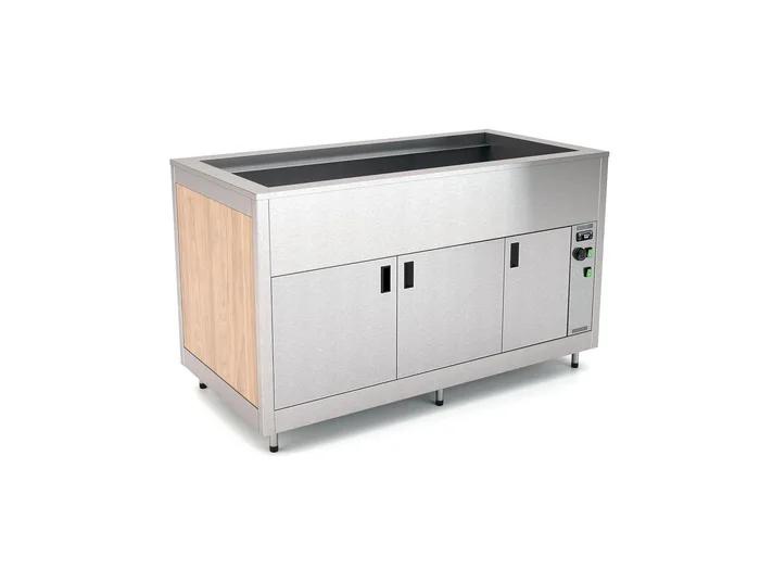 APSILDĀMĀ BUFETE AR VENTILATORU UN APAKŠĒJO NODALĪJUMU OMNIA 4BM/SC