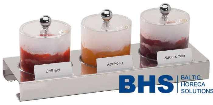 Ievārījumu dispensers 3x0.6 litri